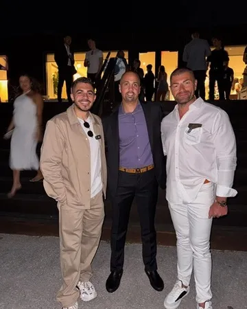 Anthony with partners