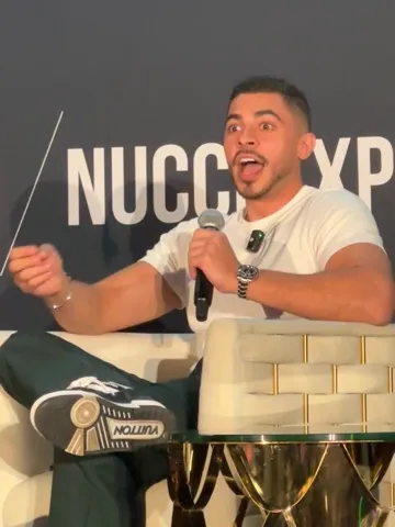 Anthony speaking at The Nucci Experience