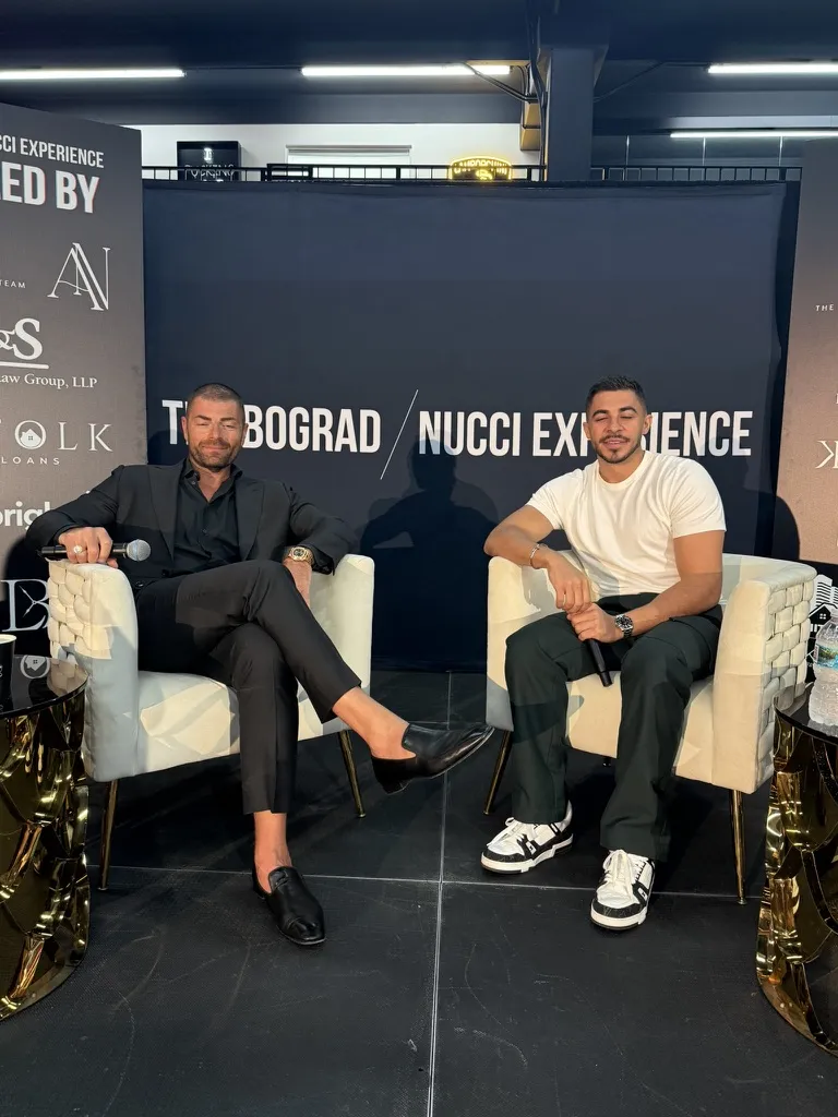 Anthony Nucci speaking at The Nucci Experience
