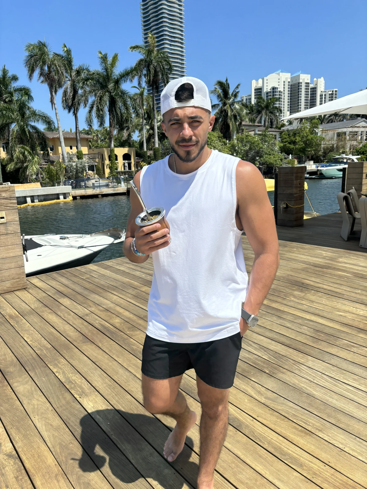 Anthony Nucci on the water in Miami